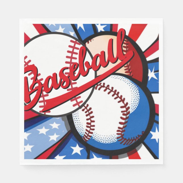 Baseball Days Serviette (Vorderseite)