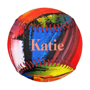 Baseball der mehrfarbigen Mädchen