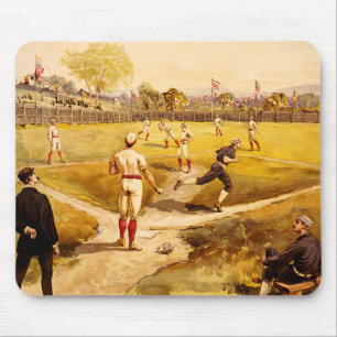 Baseball, der mousepad zeichnet