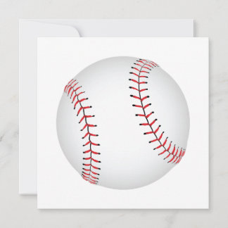 Baseball-Design Baseball mit benutzerdefinierter H Feiertagskarte