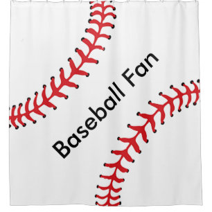 Baseball-Design-Duschvorhang Duschvorhang