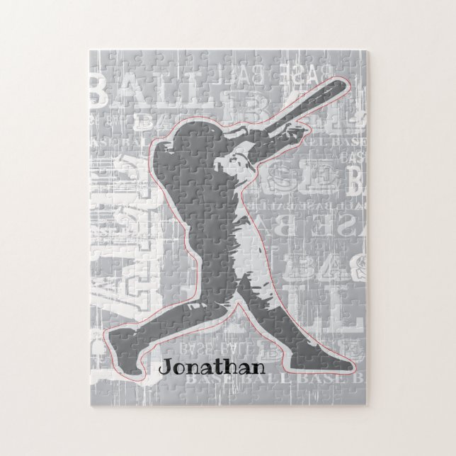Baseball Design Jigsaw Puzzle (Vertikal)