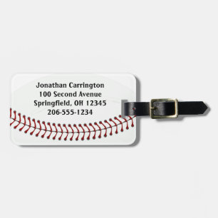 Baseball Design Luggage Tags Gepäckanhänger