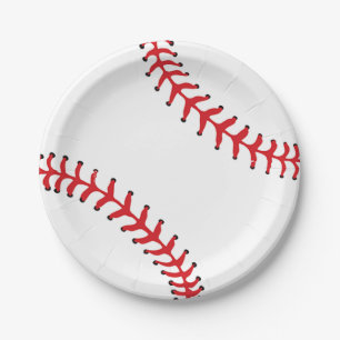 Baseball Design Paper Party Plate Pappteller