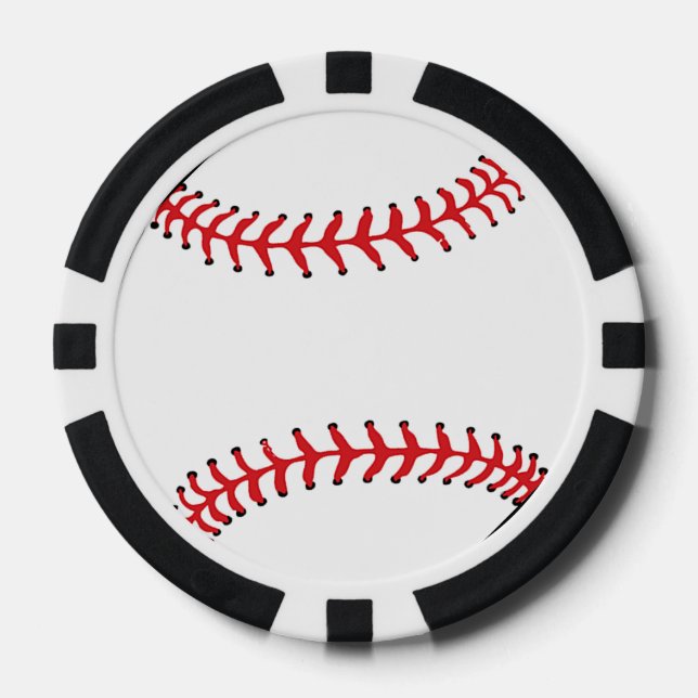 Baseball Design Poker Chips (Vorderseite)