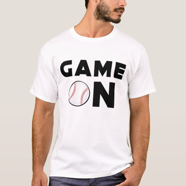 Baseball-Design T-Shirt (Vorderseite)