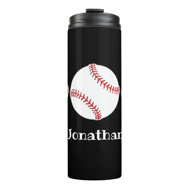 Baseball Design Thermal Tumbler Thermosbecher (Vorderseite)