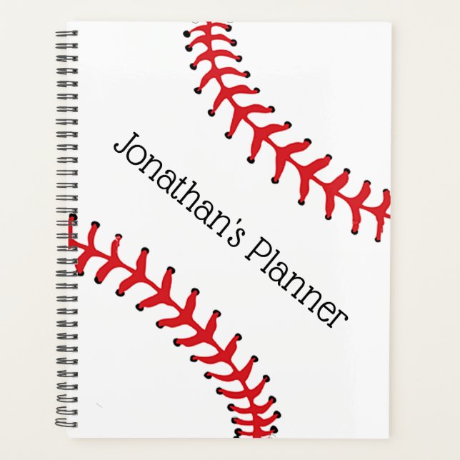 Baseball Design Weekly/Monatsplaner Planer (Vorderseite)