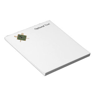 Baseball-Diamant-Teig 1 Notizblock