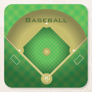 Baseball Diamond Design Paper Untersetzer