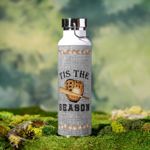 Baseball - Die richtige Saison - Monogramm Trinkflasche