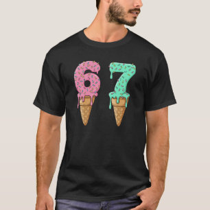 Baseball Drip Eiscreme 67 Baseball Lifestyle 101, T-Shirt