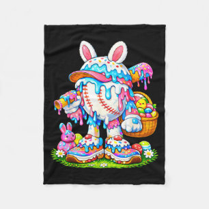 Baseball-Drip-Eiscreme-Bekleidung Jugendlicher Jun Fleecedecke