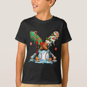 Baseball-Drip-Eiscreme-Männer-Jungen-Christmas-Bas T-Shirt