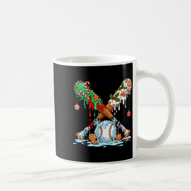 Baseball-Drip-Eiscreme-Männer-Jungs-Christmas-Base Kaffeetasse (Rechts)