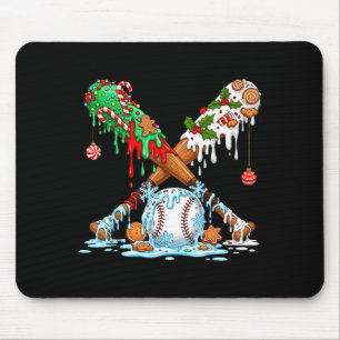 Baseball-Drip-Eiscreme-Männer-Jungs-Christmas-Base Mousepad