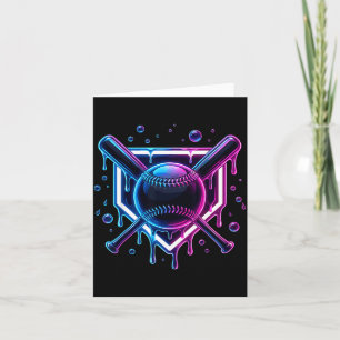 Baseball-Drip-Eiscreme-Schläger-Kids Karte