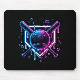 Baseball-Drip-Eiscreme-Schläger-Kinder Mousepad