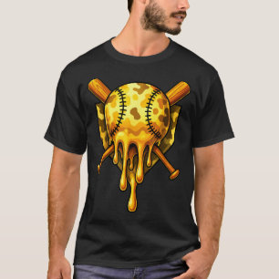 Baseball-Drip-Eiscreme-Tarnung Cool Design T-Shirt