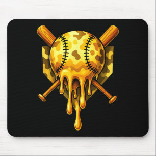 Baseball-Drip-Eiscreme-Tarnung Cooles Design  Mousepad