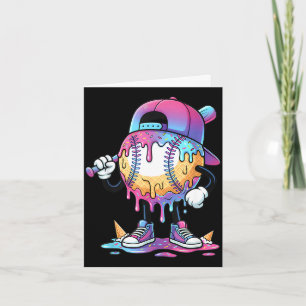 Baseball-Drip für Jungen Eiscreme-Drip Baseball Karte
