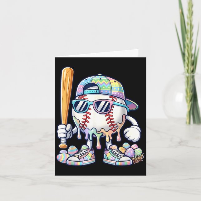 Baseball-Drip für Jungen Eiscreme-Drip Baseball Karte (Vorderseite)
