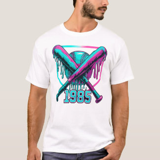 Baseball-Drip für Jungen Eiscreme-Drip Jugend Jung T-Shirt