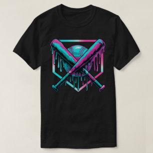 Baseball-Drip für Jungen Eiscreme-Drip T-Shirt