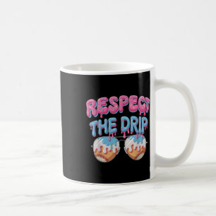 Baseball-Drip für Jungen Eiscreme Respektiere den Kaffeetasse