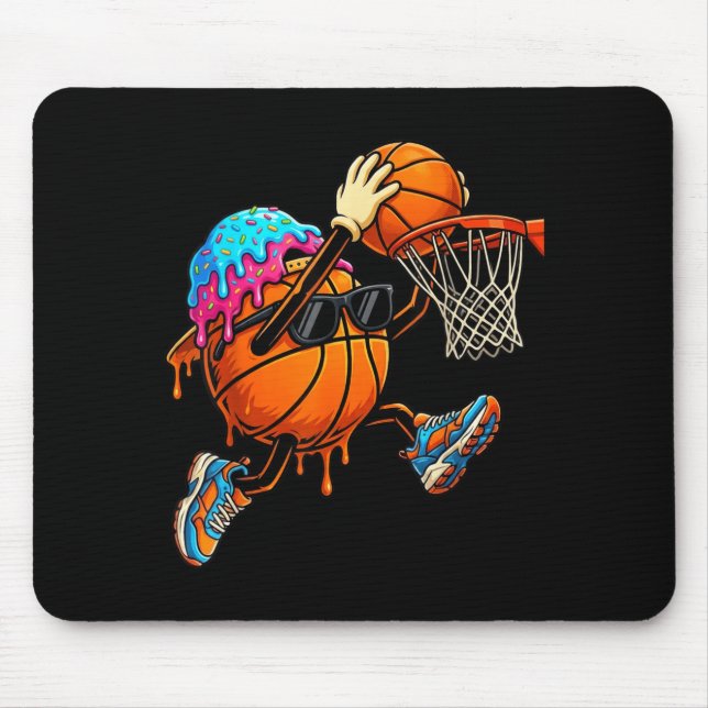 Baseball Drip Jungen Eis Drip Baseball Sport Mousepad (Vorne)