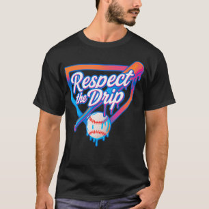 Baseball Drip Team für Jungen Eiscreme T-Shirt