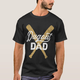 Baseball Dugout Vater Baseball Fledermäuse für Vat T-Shirt