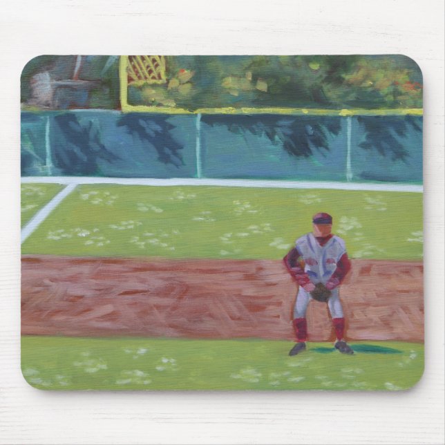 Baseball-durch-d-Meer Mousepad (Vorne)