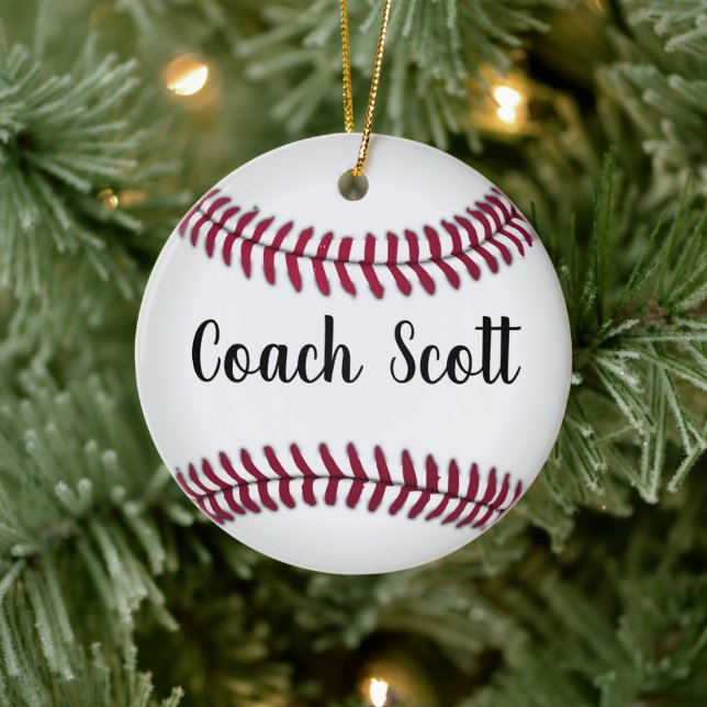 Baseball ein wirklich phantastischer Trainer ist s Keramik Ornament (Baum)