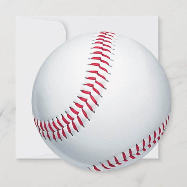 Baseball Einladung (Vorderseite)