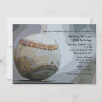 Baseball-Einladung