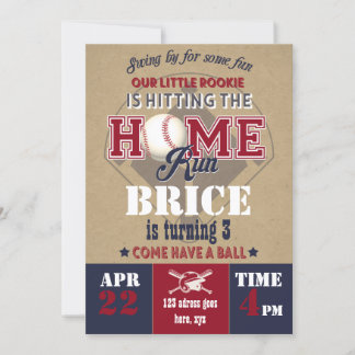 Baseball-Einladung Einladung