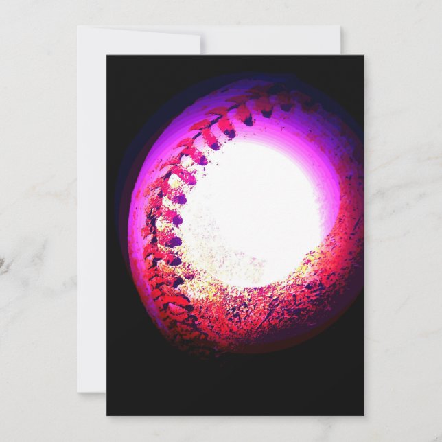 Baseball-Einladung Einladung (Vorderseite)