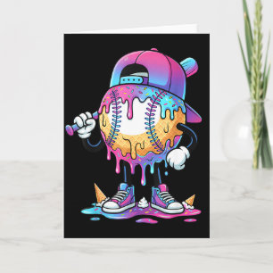 Baseball-Eis-Drip-Meme-Schläger-Jungs-Sport-Kühl  Karte