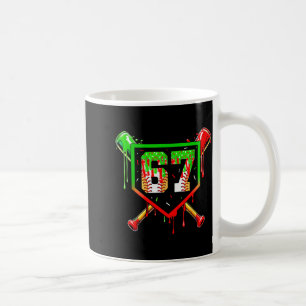 Baseball-Eis-Drip Nummer 67 Spieler 6 7 Chris Kaffeetasse