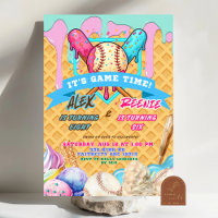 Baseball-Eis-Drip-Twins-Geburtstagsfeier