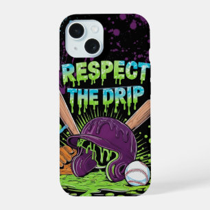 Baseball-Eiscreme-Tropf mit Streuseln Home Plate iPhone 15 Hülle