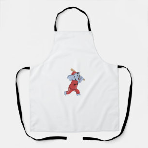 Baseball Elephant Cartoon Schürze