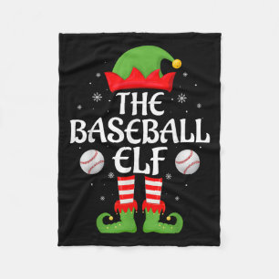 Baseball Elf Xmas Familie Matching Elf Squad Chris Fleecedecke