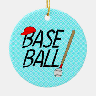 Baseball-Erklärung Keramik Ornament