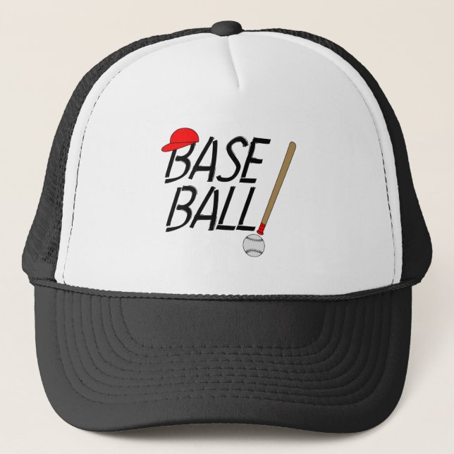 Baseball-Erklärung Truckerkappe (Vorderseite)