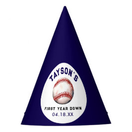 Baseball erstes Jahr ab 1. Geburtstag Partyhütchen