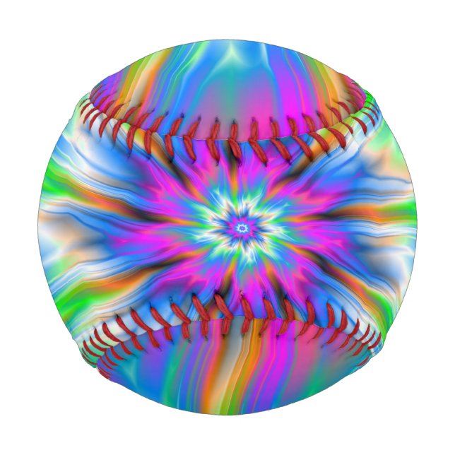 Baseball-ExplosionsPalette von Blau und Rosa Baseball (Vorderseite)