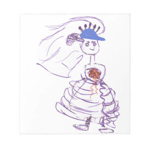 Baseball Fan Bride Notizblock