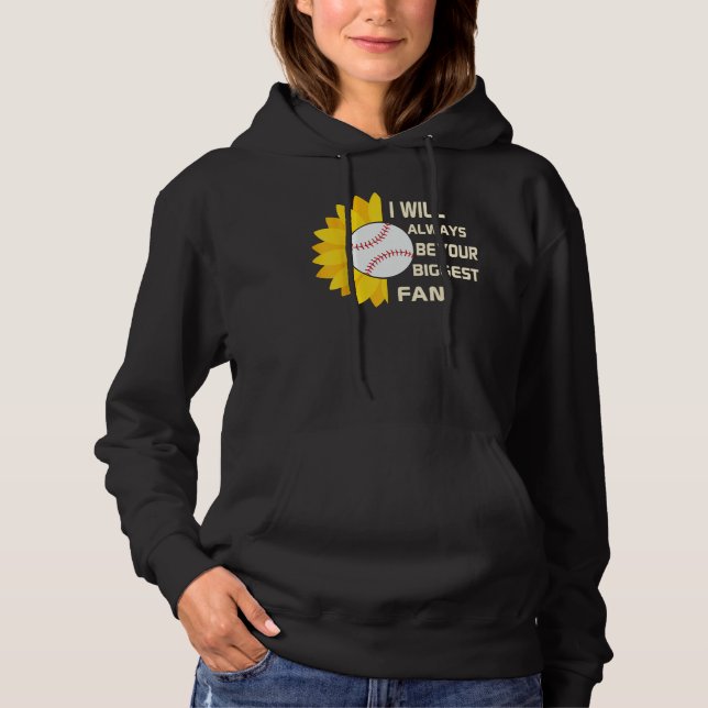 Baseball fan  for girlfriend boyfriend dad son mom hoodie (Vorderseite)